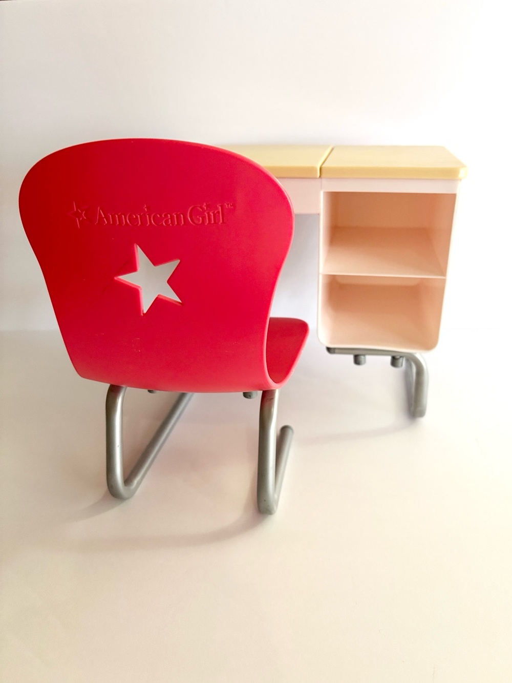 American Girl Pink Doll Desk